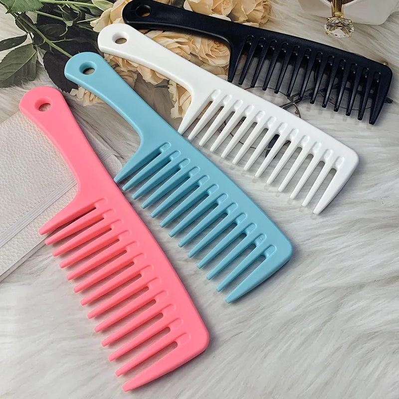 Hairdress Comb Heat Resistant Woman Wet Hook Curly Hair Brushes Pro