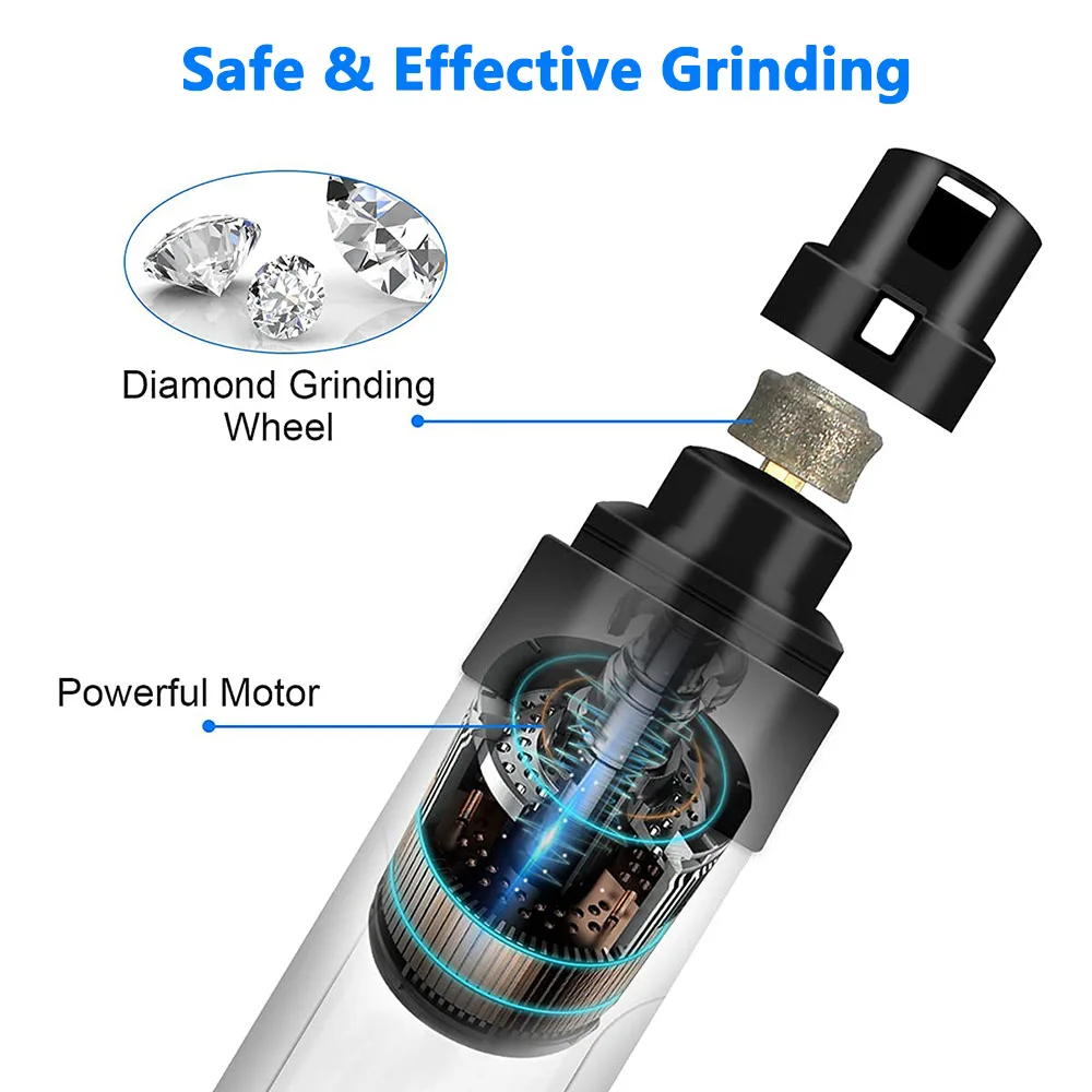 Pet Nail Grinder 2 Gear Electric Manicure for Cats and Dogs Grinding Nail Clippers Fully Automatic Nail Clippers
