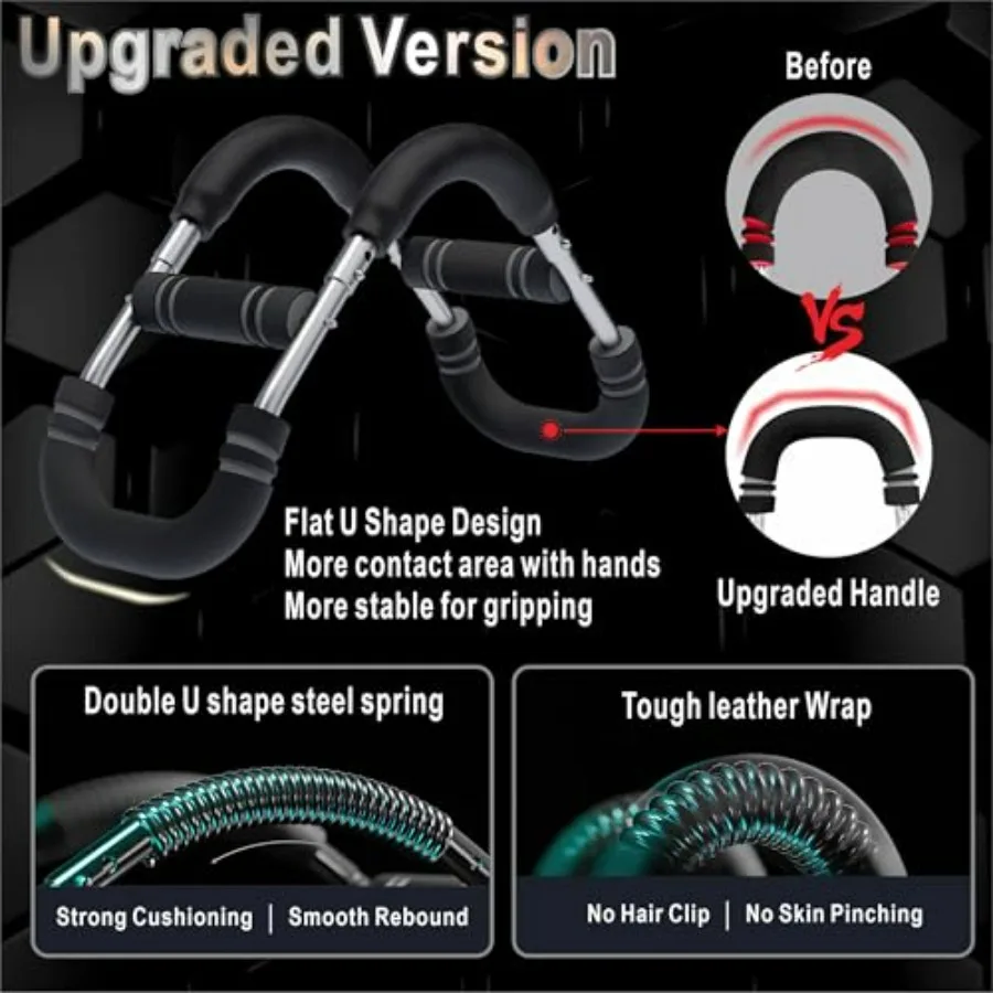 Twister Arm Trainer, Adjustable Resistance Chest Workout Equipment for Men Women, Forearm Biceps Tricep Chest Thigh Exerciser, P