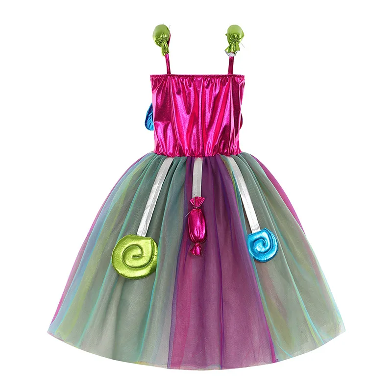 baby boy dress Dress for New Candy Girl Dress Sweet Carnival Kids Birthday Fancy Tutu Dress with Hairband Girl Clothes Halloween Party Gown cheap baby dresses