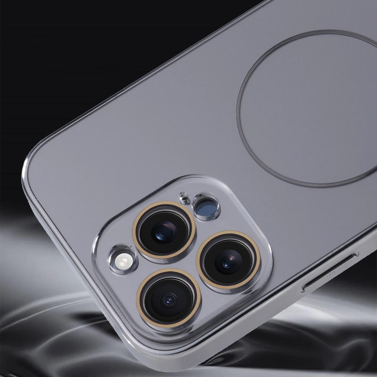 Luxury Magnetic Shockproof Phone Case with Lens Protection and Electroplated Design