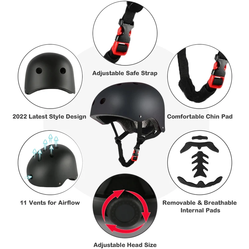 Team Sport Baseball Helmet Football Protective Gear Elbow Hip Pads Wrist Safety Guard Helmet Protector For Kids Adults
