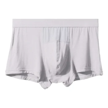 Intimo da uomo - Slip in seta a vita piatta - Set di quattro slip in modal - Traspiranti per l'estate - Mutande leggere estive