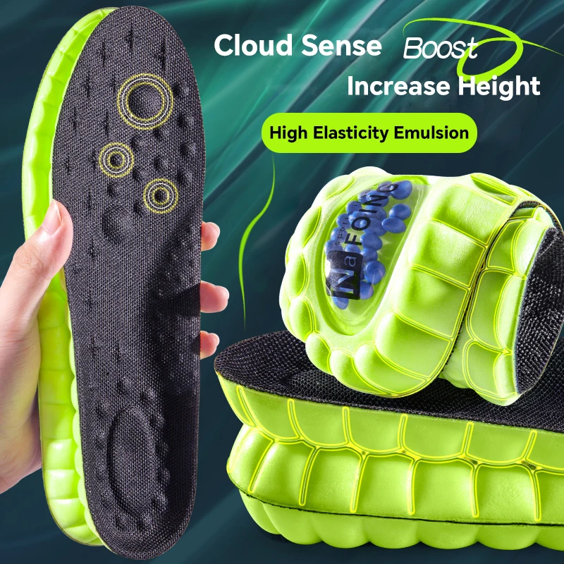 High Elasticity Latex Sport Insoles Soft Shoe Pads Arch Support Orthotic Insoles Breathable Deodorant Shock Absorption Cushion shoe insoles sport insoles orthopedic insoles sport orthopedic insoles sports insoles
