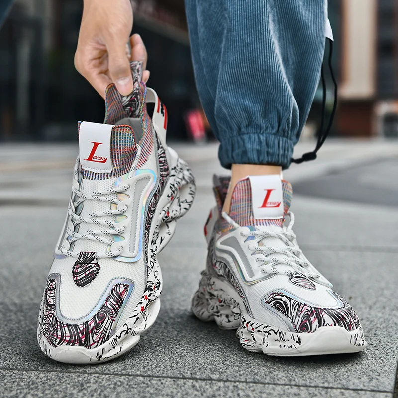 Men Shoes Sneakers man casual Men's Shoes tenis Luxury shoes Trainer Race Breathable Shoes fashion running Shoes for women
