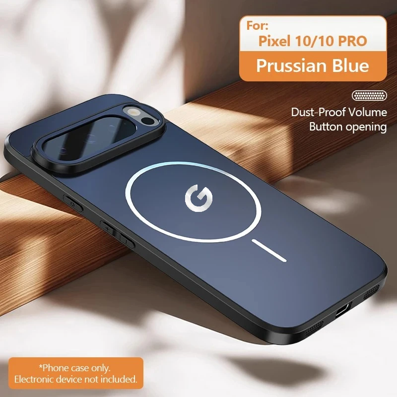 Enhanced Magnetic Phone Case with MagSafe Wireless Charging - Shockproof and Anti-Drop Protection