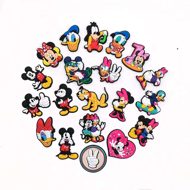 17pcs/lot Pack Sale Cool Halloween Micky Mouse for Crocs Charms