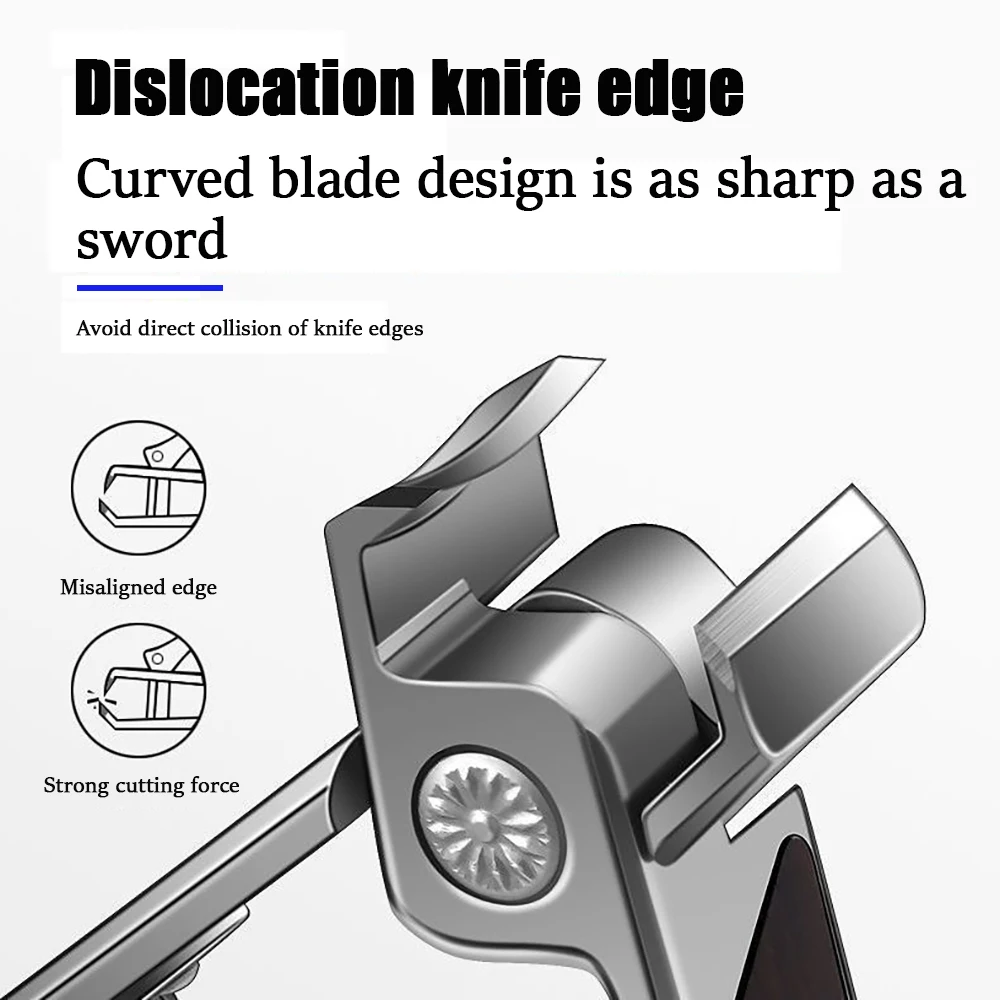 Nail Clippers Stainless Steel Nail Cutter Toenail Fingernail Manicure Cutter Thick Ingrown Toenail Scissors Tools
