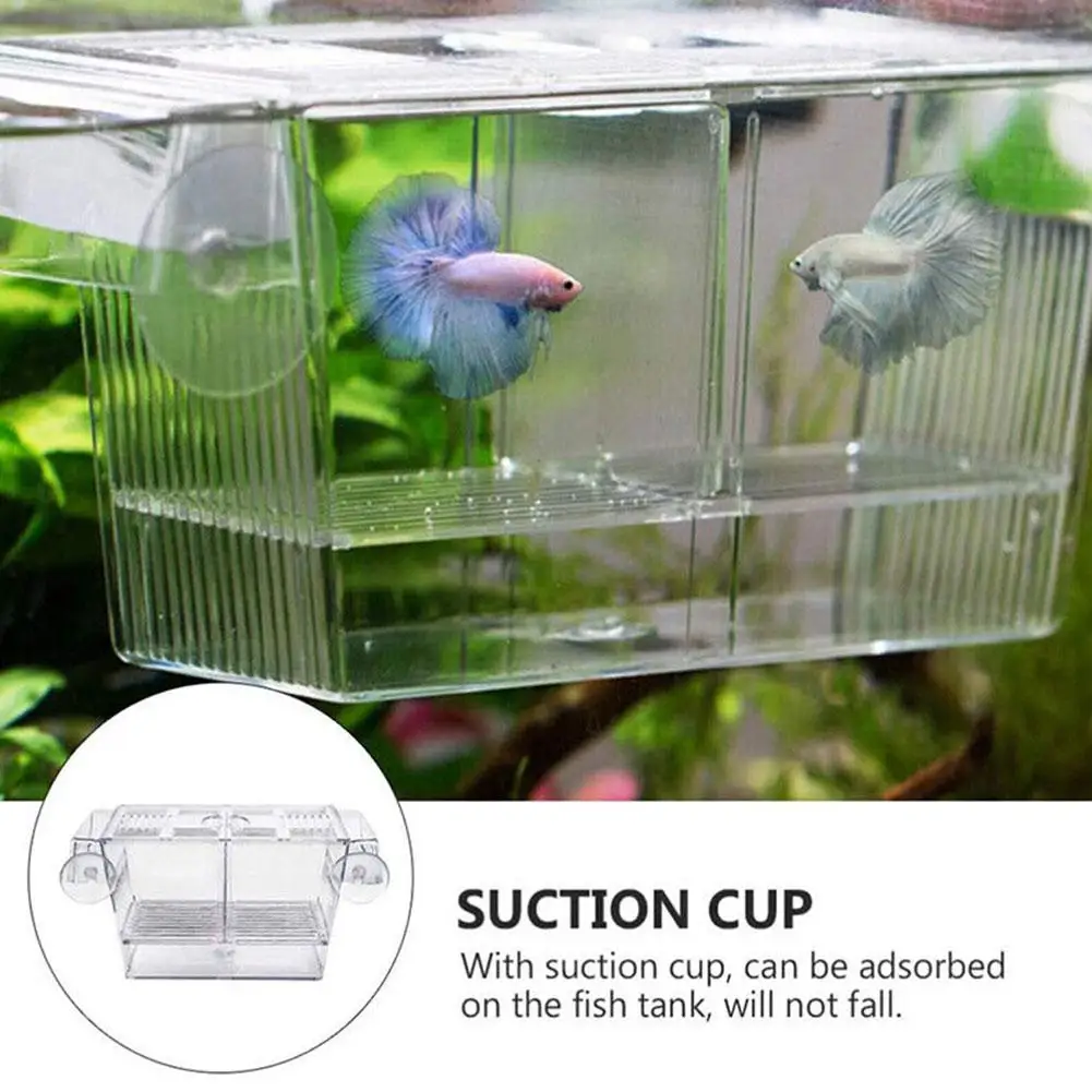 Fish Aquarium Fish Breeding Box Multifunctional Fish Aquarium Fish Breeding Isolation Box Clear Acrylic Aquarium Breeder Tank Guppies Hatching Incubator
