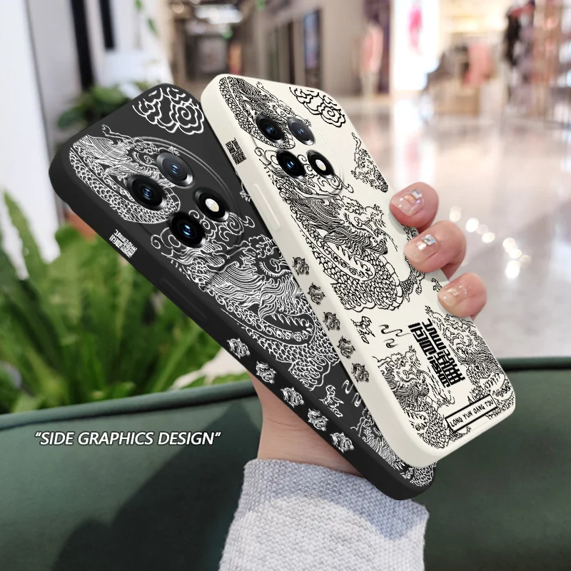 Flying Dragon Liquid Silicone Phone Case