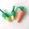 Parrot Chew Grind Teeth Bird Toy Hamster Rabbit Toy Birds Swing Cage Hanging Accessory Handwoven Carrot Corn Vine Ball Toy 6