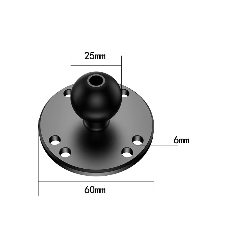 Compact Ball Head Adapter for Motorcycle Handlebar Mount – Ideal for Action Camera Accessories