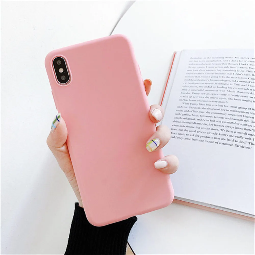 water pouch for phone Matte Silicone Phone Case For Huawei P30 P40 P20 Lite P10 Mate 20 Mate 30 Mate 10 Lite Pro Soft TPU Candy Color Back Cover Coque designer phone pouch Cases & Covers