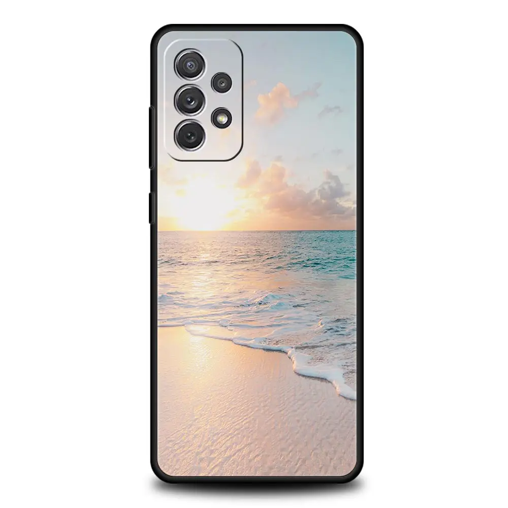 Sea Blue Sky Beach Design Phone Case