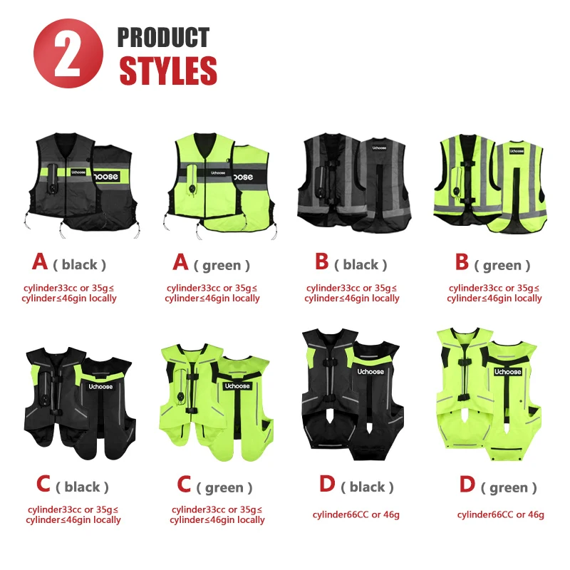 Motorcycle Protective Gear Air Bag Vest Jacket Moto Air-bag for Motocross Racing Riding CE Protector S-3XL Unisex