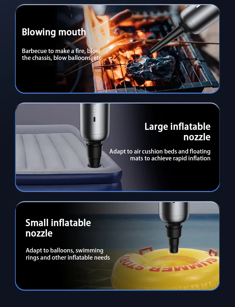 The New Car Brushless Vacuum Cleaner 16000Pa Oversized High -power Multifunctional Car Home Dual -use Cross -border Explosion 3