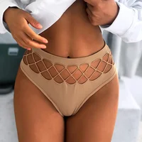 Lot de 3 Culottes Sexy pour Femmes – Strings et Tangas en Coton Évidés – Lingerie Féminine Grande Taille S-XXL 2