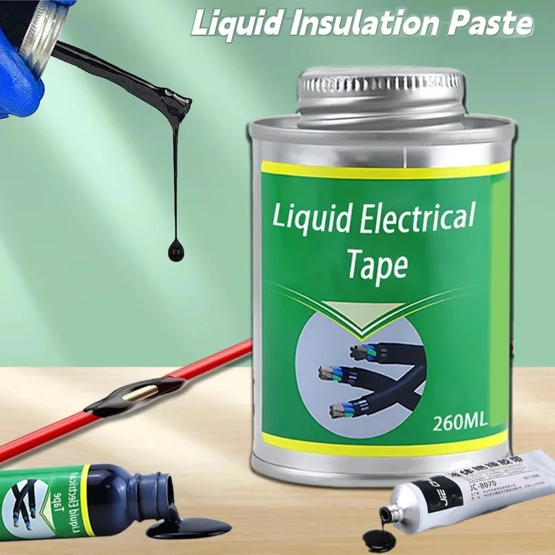 Rivestimento In Pasta Per Isolamento Liquido Nastro Isolante Liquido Impermeabile Riparazione Nastro Isolante In Gomma Cavo Elettrico Colla Per Linea 