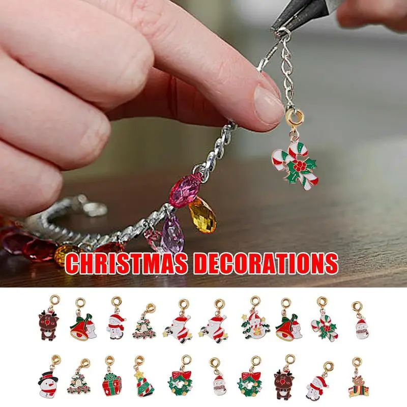 

Christmas Jewelry DIY Jewelry Making Charm Pendant 20 Pcs Christmas Charm for DIY Jewelry Making Necklace Bracelet Earring