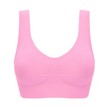 Sexy women push up BREAST bra big size backless bras plus size wireless brassiere breathable seamless bra 1pcs wfws01 5