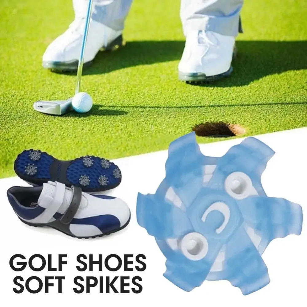 15pcs Golf Shoes Soft Spikes Pins Durable Cleats Turn Fast Twist Screw Shoe Spikes Accessories Golf Club Training golf shoe spikes