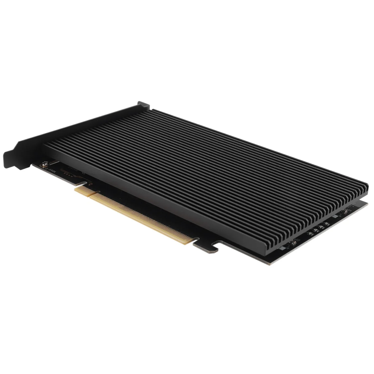 USEFUL M.2 NVME to PCIe 4.0 X16 Adapter Card, Supports 4 NVMe M.2 2280, Supports Bifurcation Raid