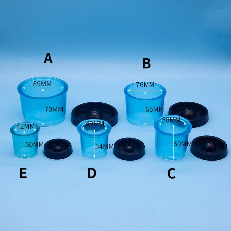 

Dental Blue Plastic Embedding Ring Dental Model Embedding Ring Dentist's Model Wax Shaped Embedding Ring