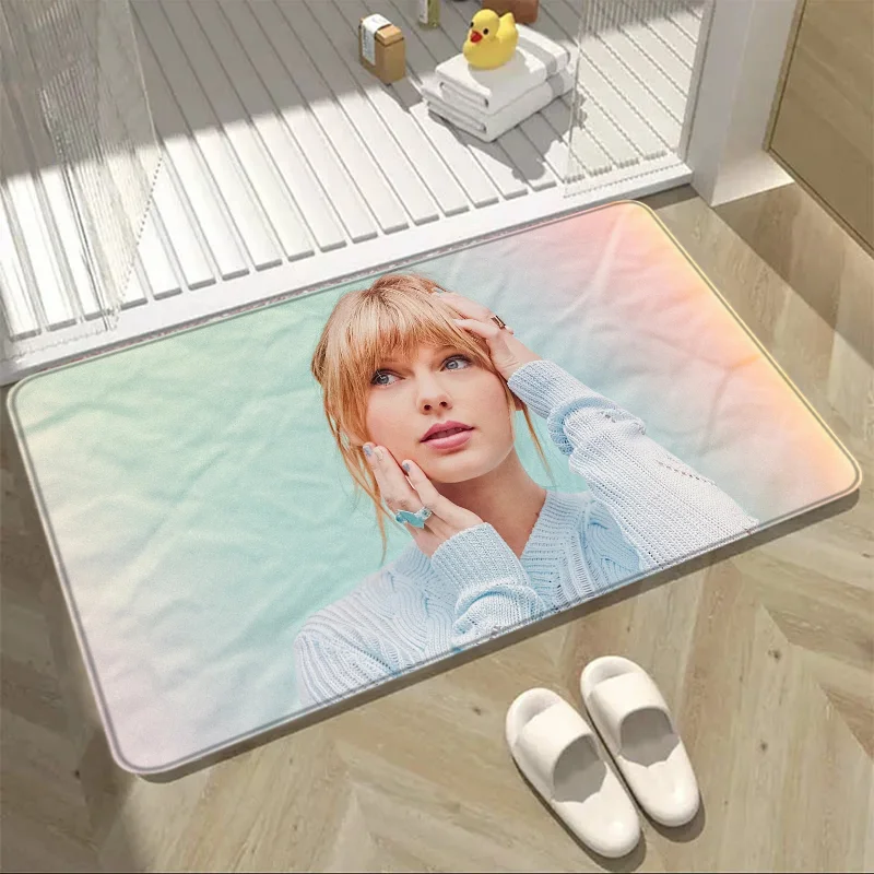 

Welcome Carpet T-Taylor Swifts Hallway Foot Rugs Entrance Doormats Floor Mat Pet Rug Kitchen Mat Birthday Home Decor Bath Mat