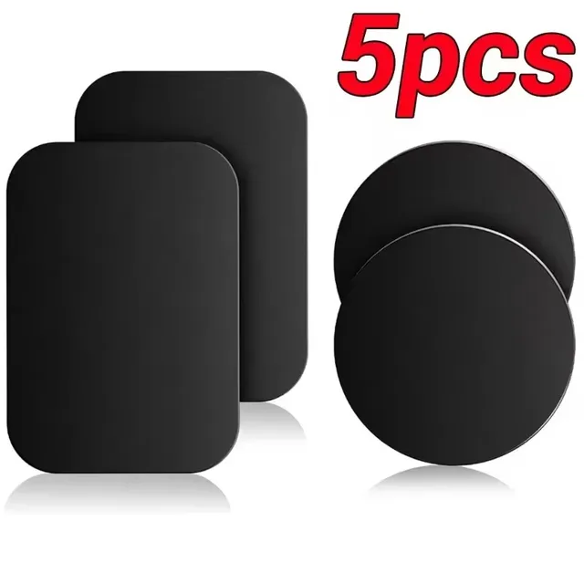 1/3/5Pcs Metal Plate Disk for Magnet Car Phone Holder Round Iron Sheet Stickers Car Magnetic Phone Stand Mount Accessories 1