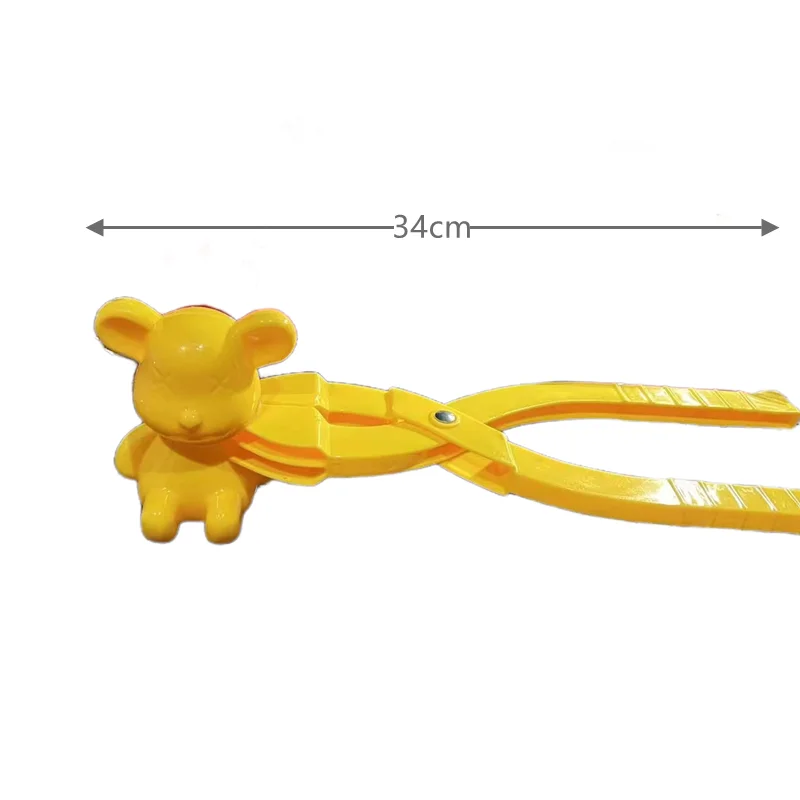 Snowball Maker Clip For Kids Adult Heart Snowflake Duck Shape Clip Tongs for Outdoor Sand Snow Ball Mold Toys Fight Sports Toys 6