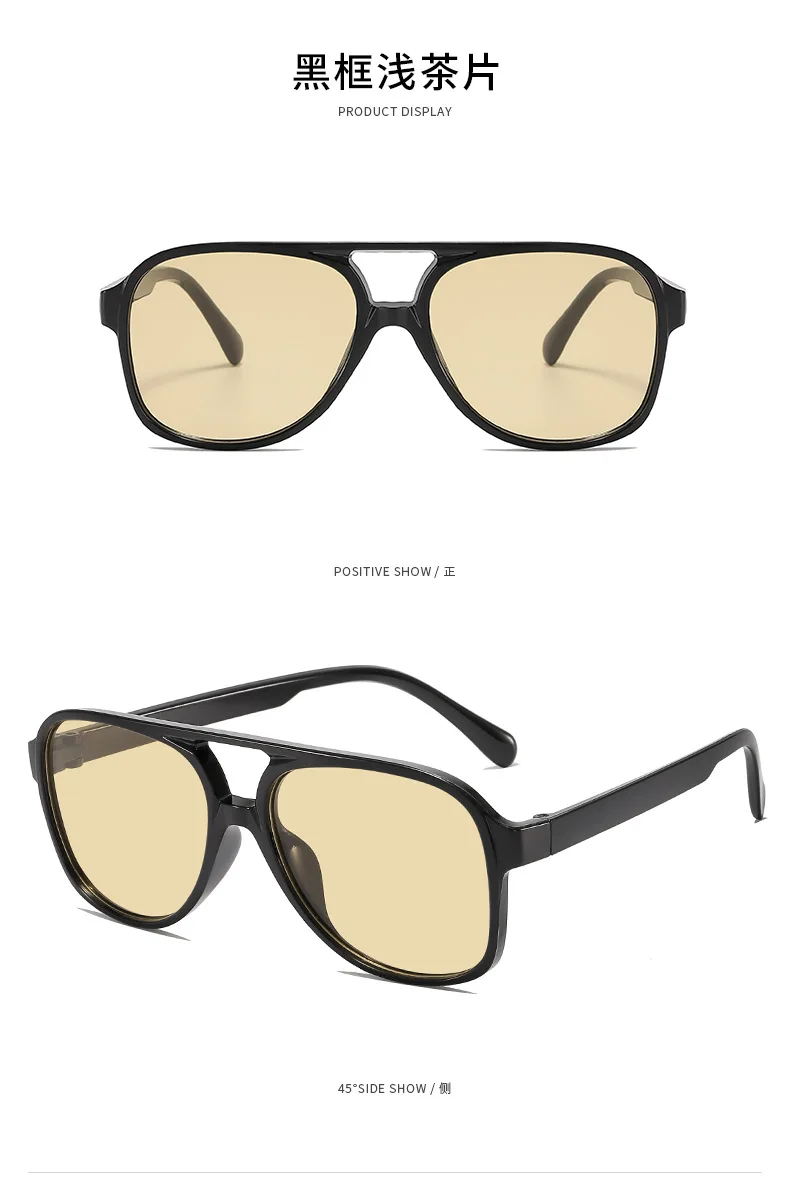 Neue PC-Rahmen Runde Sonnenbrille für Damen und Herren, Vintage Marken Quadratische Sonnenbrille für Männer, Damen-Brillen, Runde Sonnenbrille – Detail 14