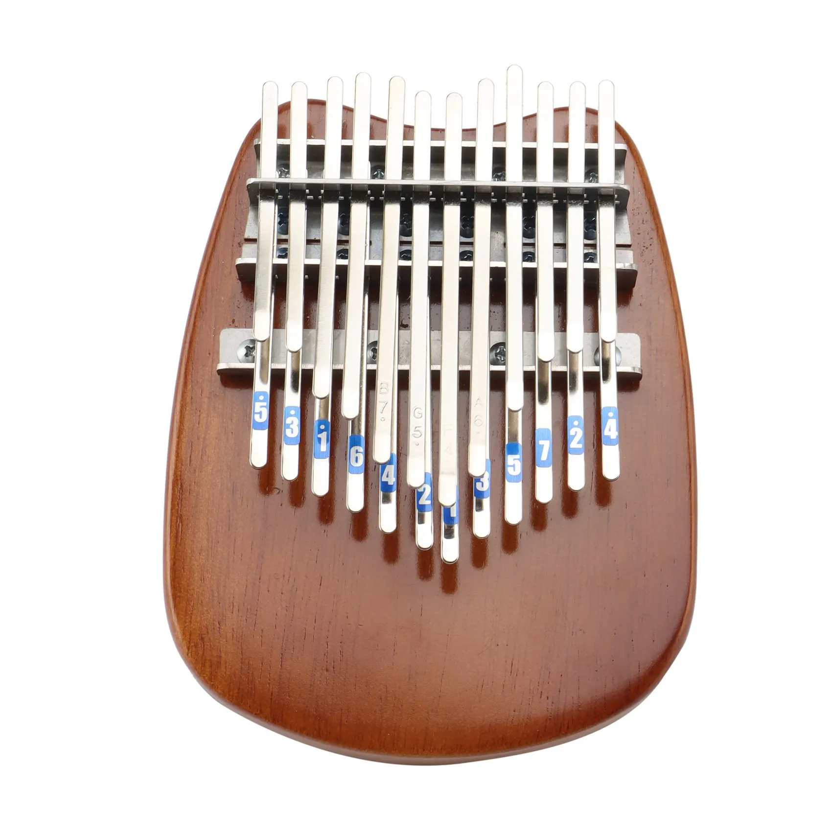 double-layer-chromatic-kalimba-24-key-innovative-design-metal-frame-finger-piano-solid-rubber-wood-mbira