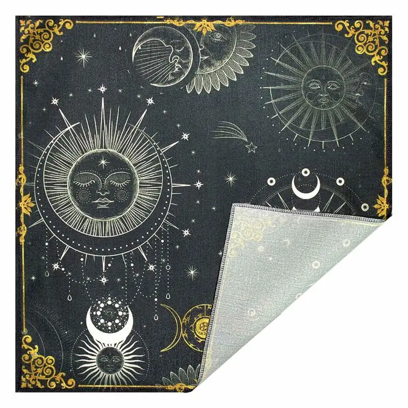 

Altar Tarot Card Cloth Tarot Cloth Moon Phases Astrology Witch Stuff Tarot Divination Cards Table Cloth Tapestry For Tarot Card