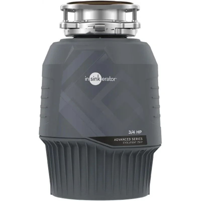

EVOLUTION 0.75HP 3/4, Advanced Series EZ Connect Continuous Feed Food Waste Garbage Disposal, Gray