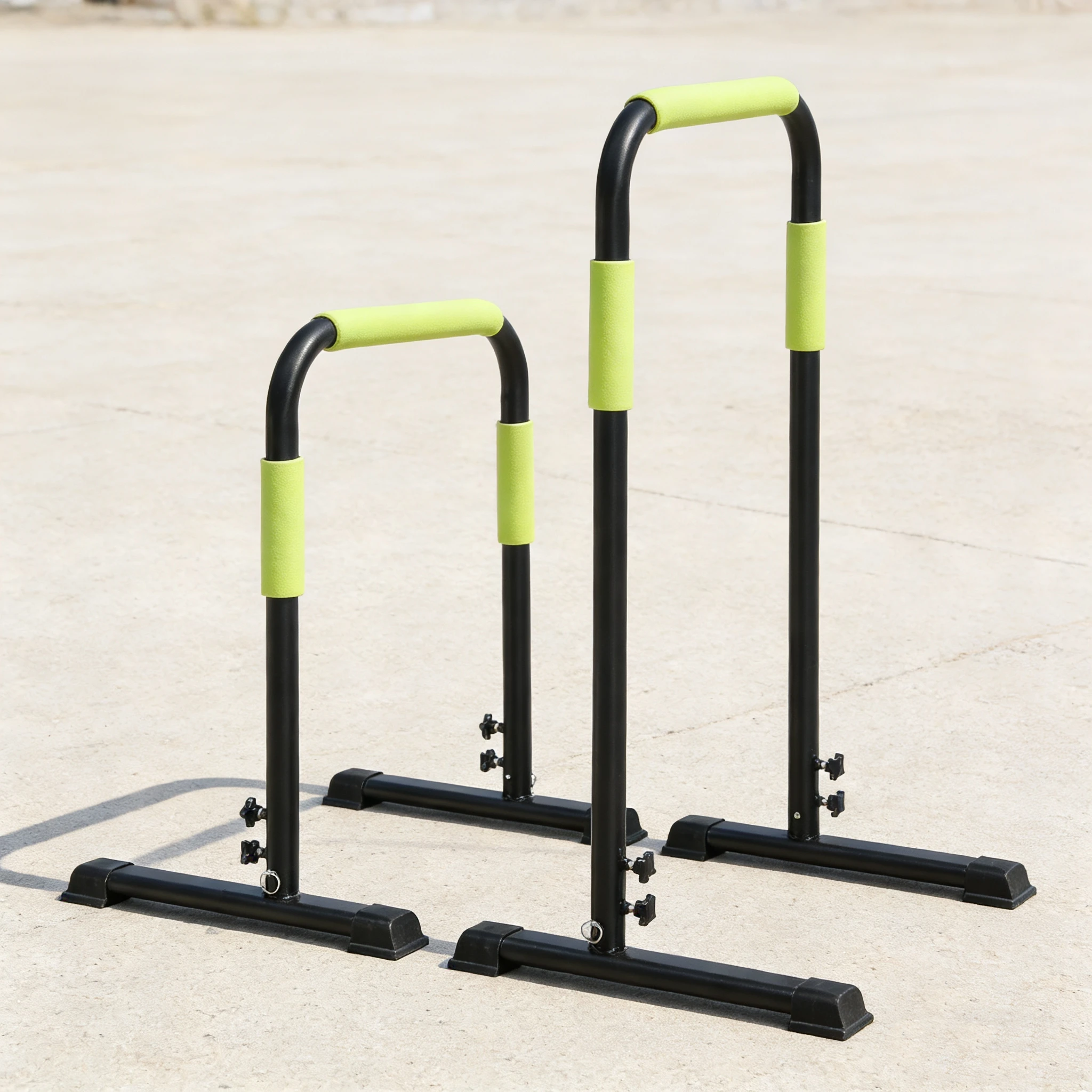 Barres parallèles ajustables en acier pour dips et tractions - Barre de musculation antidérapante professionnelle