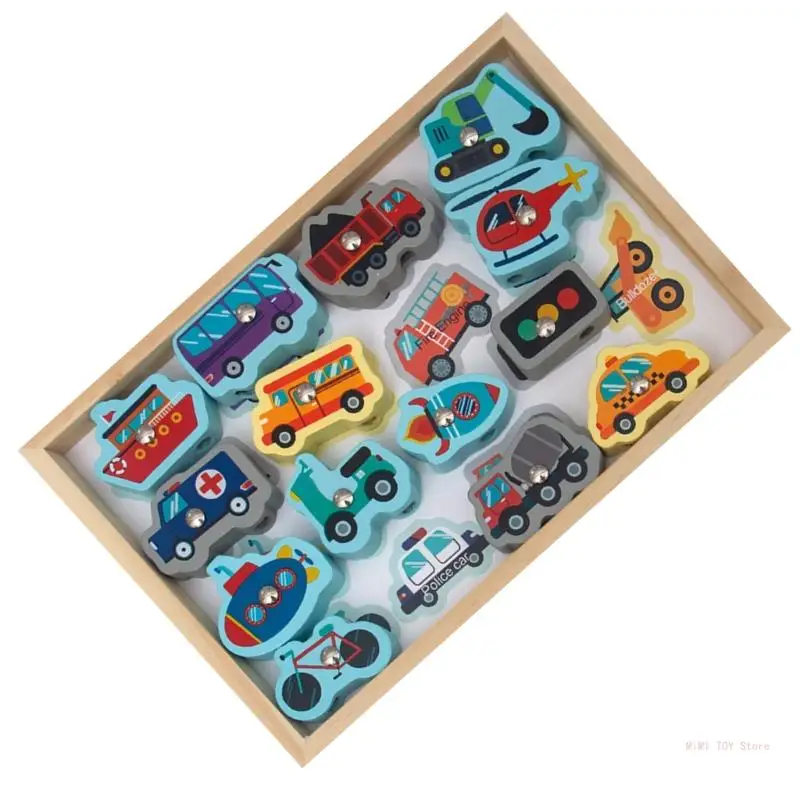 

Cartoon Fishing Toy Portable Kids Lacing Toy Development Toy