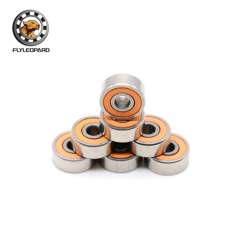 Fishing Reel Bearings 2Pcs 3x10x4 SMR103 2RS Stainless Steel Hybrid Ceramic Bearing