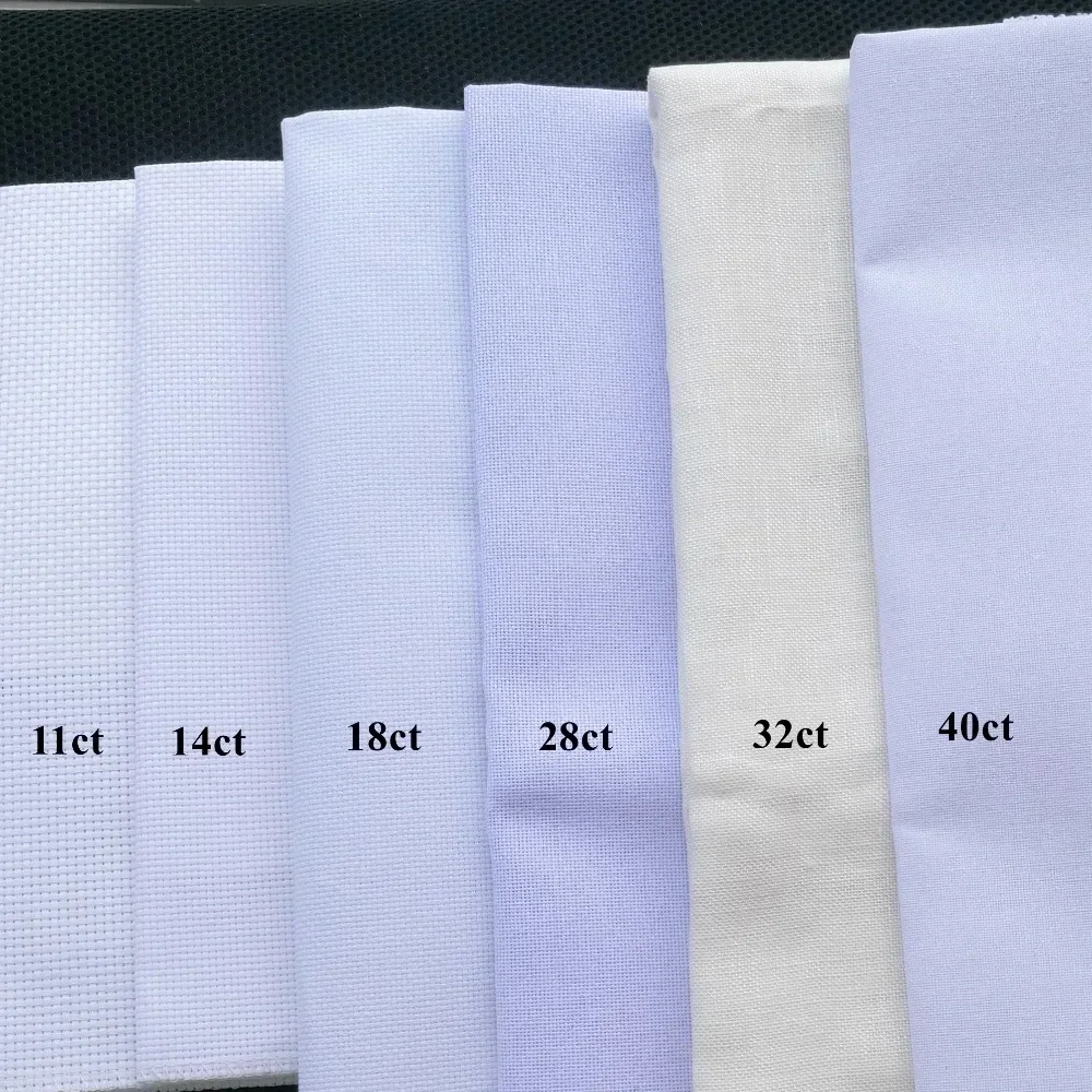 

42x50cm 28ct 18ct 16ct 11ct 9ct cloth cross stitch fabric canvas DIY handcraft supplies stitching embroidery craft