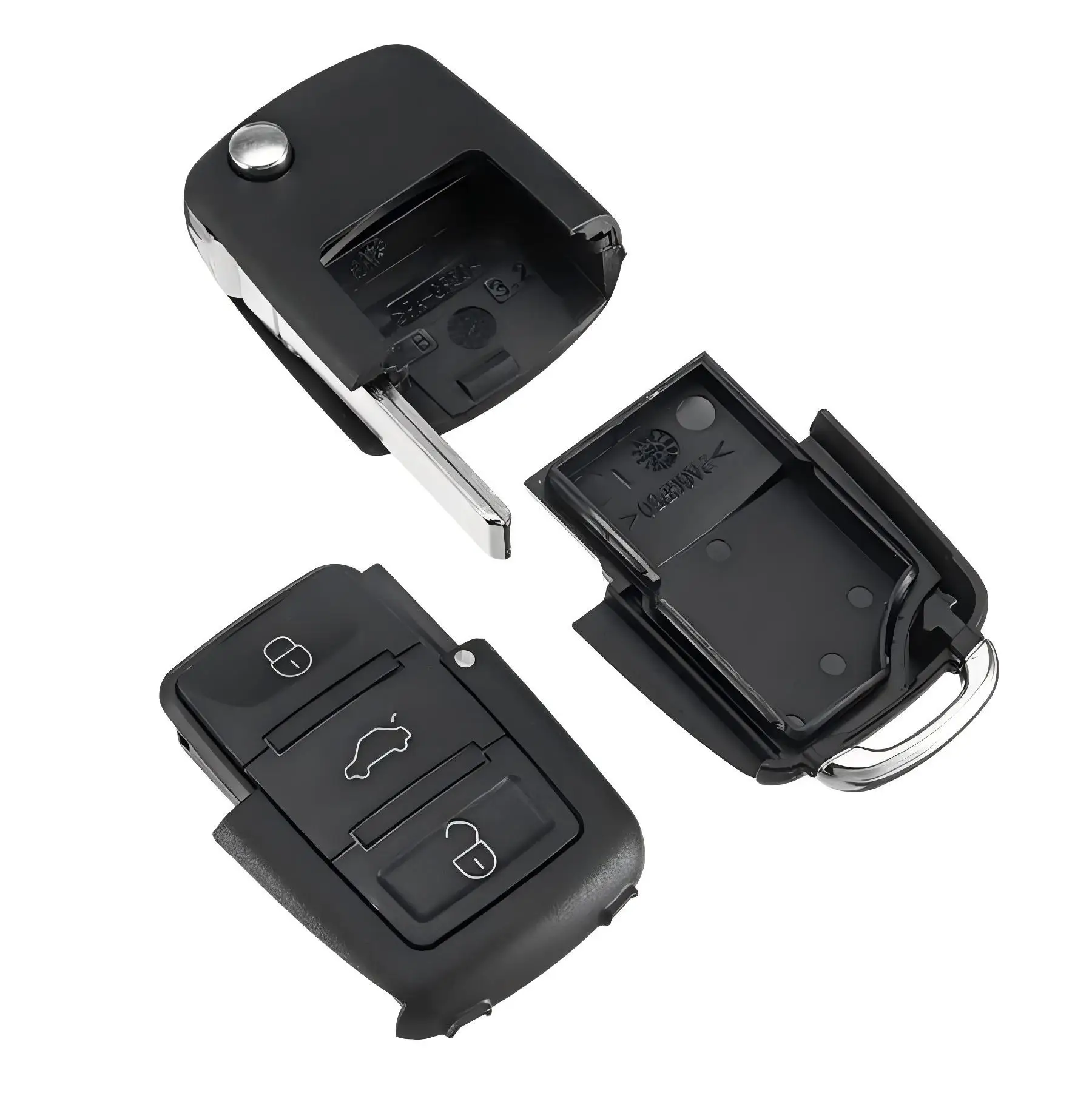 Creative Mini Dummy Car Key with Hidden Safe Box Secret Compartment Stash for Money Pills Coin - Discreet Storage Solution Image 5