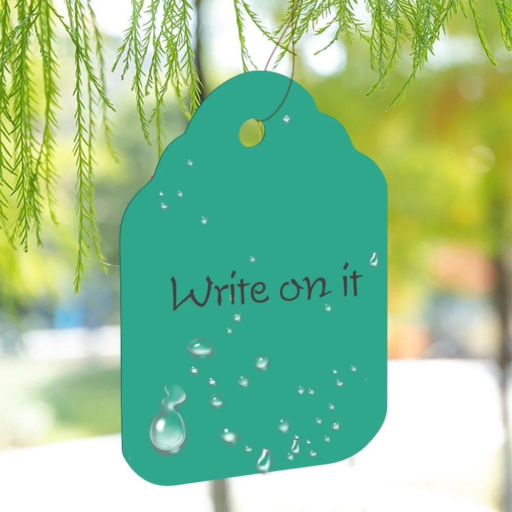 Garden Labels Flower Plant Labels Plant Markers Size S M L XL XXL Hanging Plant Tags with String Colorful Plastic PVC Garden Label Outdoor Indoor Marker Signs Reusable Writable