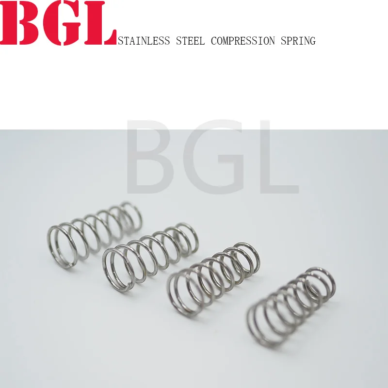 20pcs/lot 0.2mm、0.25mm、 0.3mmStainless Steel Micro Small Compression spring OD 1.5mm to 5mm length 5mm to 50mm