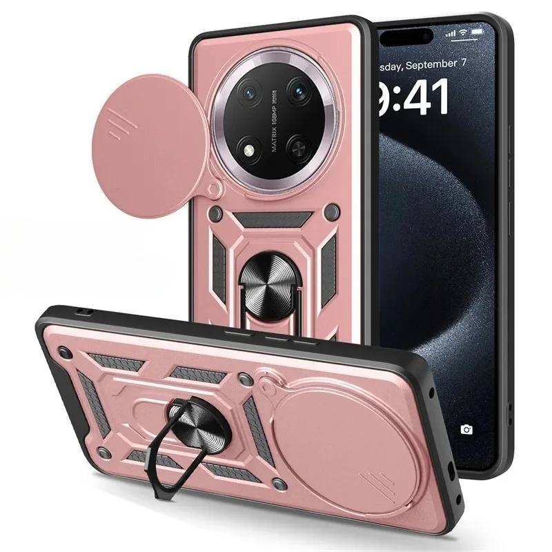 Military Armor Shockproof Case with Ring Stand Holder and Protective Cover
