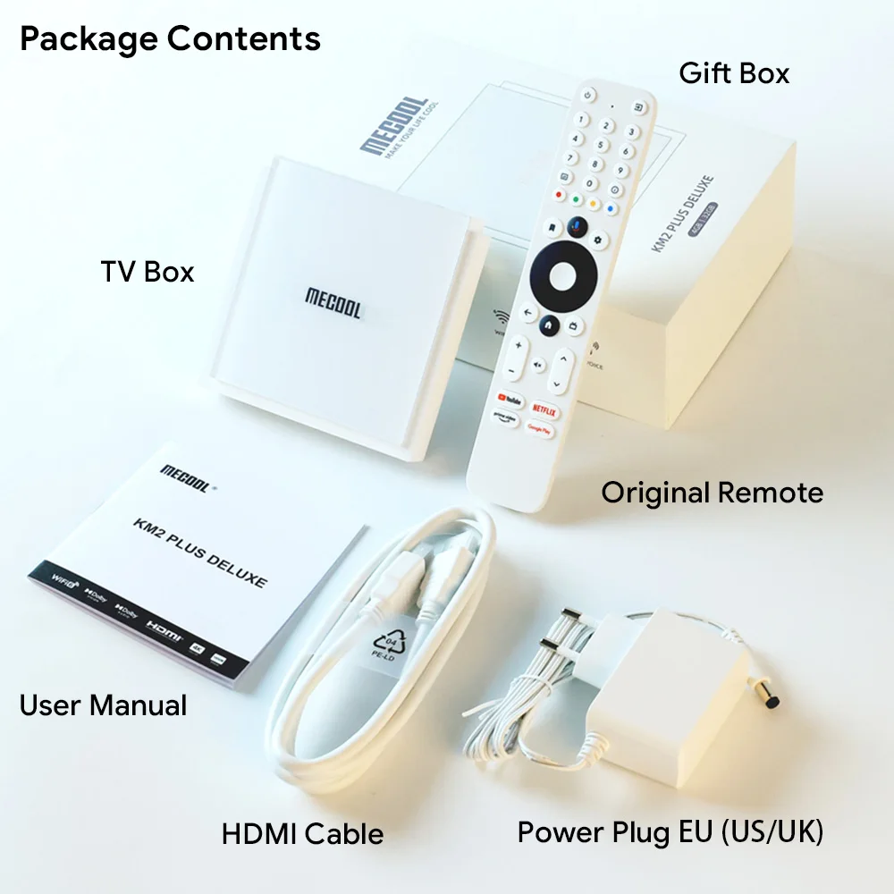Km2 plus android 11 tv box km2 plus deluxe mit netflix 4k dolby atmos & dolby vision zertifiziert und wifi6 1000m media player