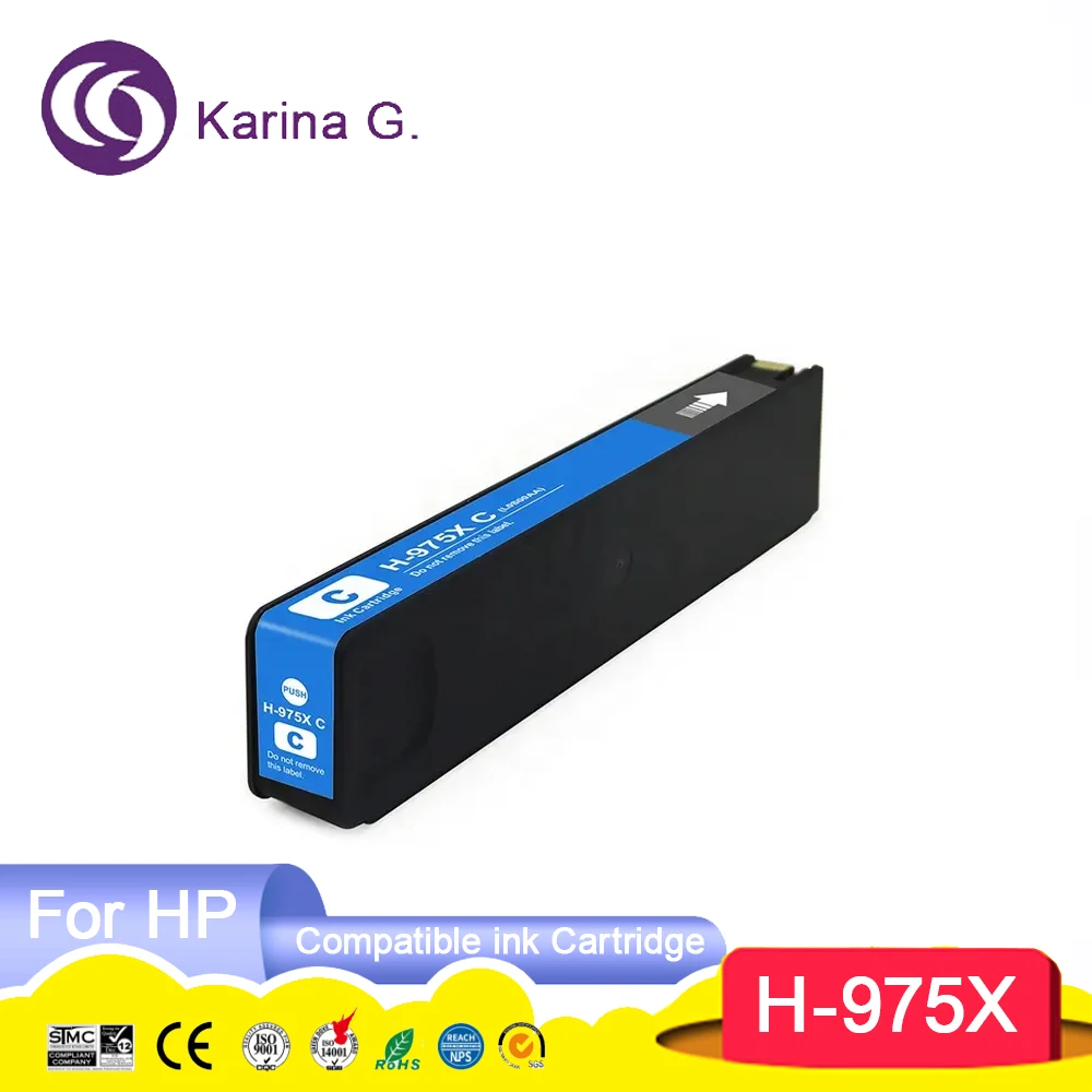 975 975X Compatible Color Inkjet Ink Cartridge for 975 for Pagewide pro 452dn/d