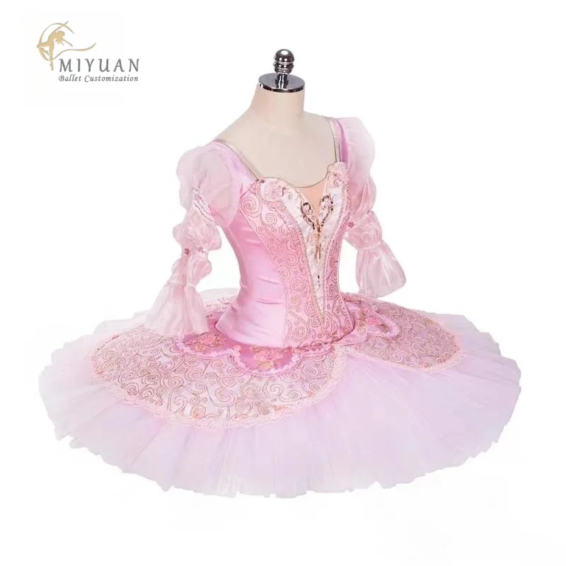 

Professional ballet TUTU candy fairy fairy doll and other variations show disk skirt pink medium sleeve organza disk skirt custo