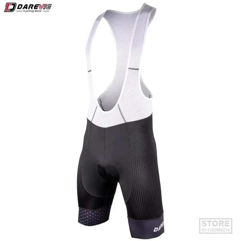 

DAREVIE Cycling Bib Shorts Summer High Density Shockproof Pad Man 6 Hour Lycra Breathable