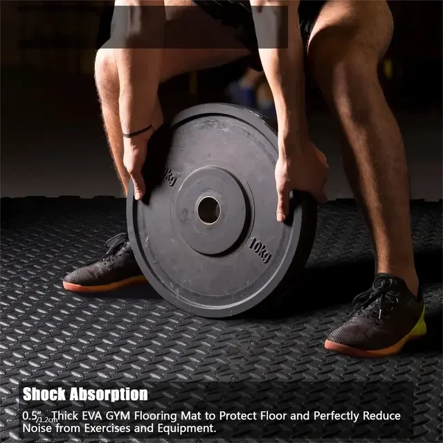 8/16Pcs EVA Foam Interlocking Floor Mats Non-Slip Puzzle Exercise Tiles for Home Gym Garage Workout Protection 2