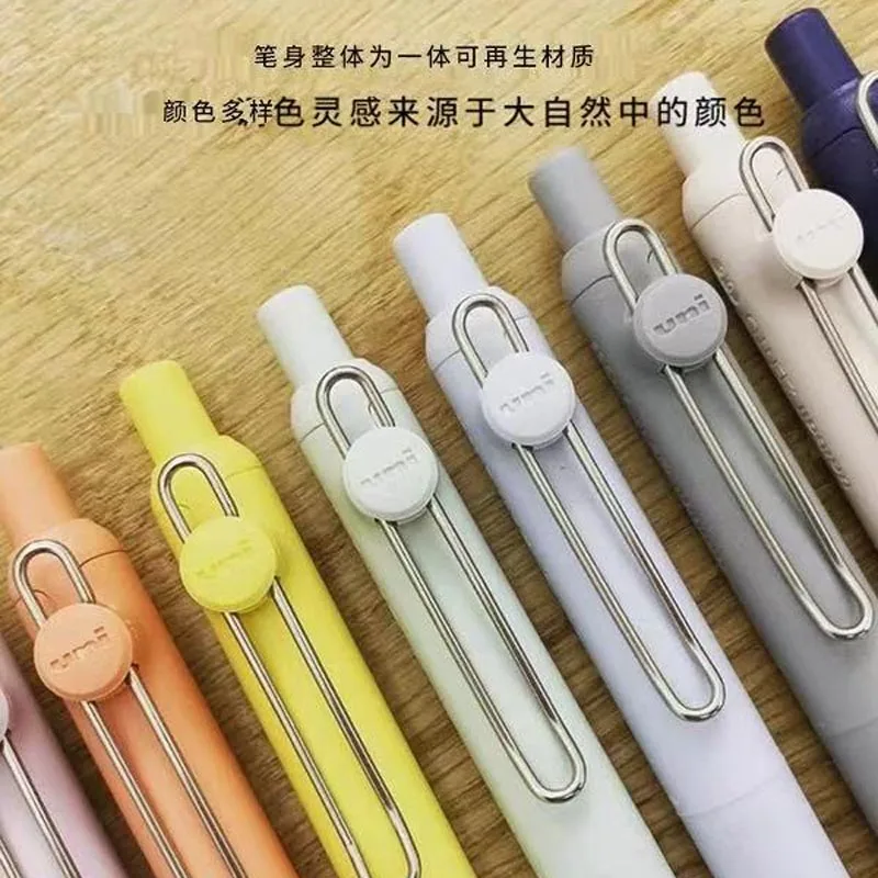 Japan uni/Uniball ZENTO Small Thick Core Gel Pen,0.38/0.5mm Business Office Signing Stylo Student Back To School Stationery