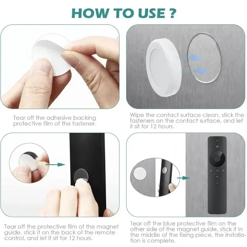 Multi-use Strong Magnetic Hooks Home Office Wall-mounted Remote Control Magnet Holder Keys Anti-Lost Hanging Organizer Hook