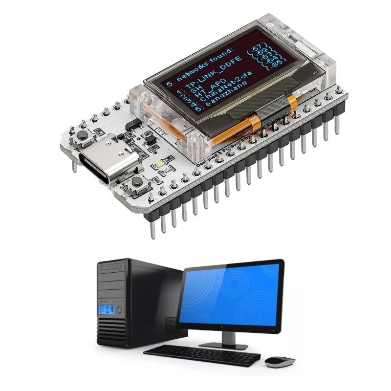 ESP32 OLED  ŰƮ, V3 CŸ ESP-32, 0.96 ġ  OLED ÷,   